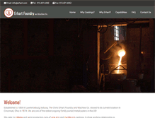 Tablet Screenshot of erhart.com
